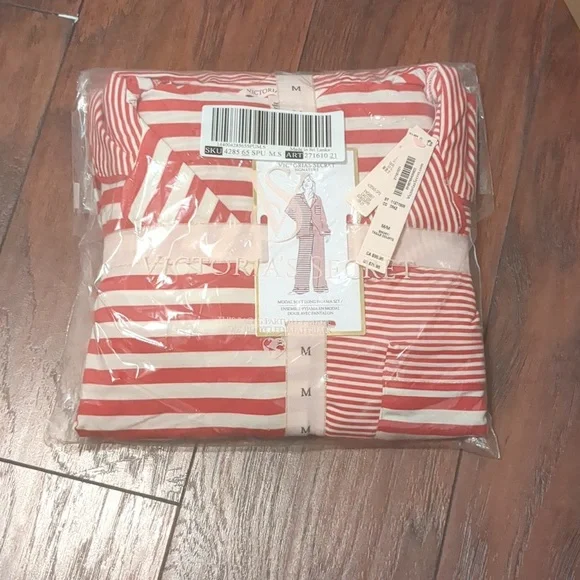 New Victoria Secret So Soft Modal Long Pajama Medium Short - Picture 4 of 6